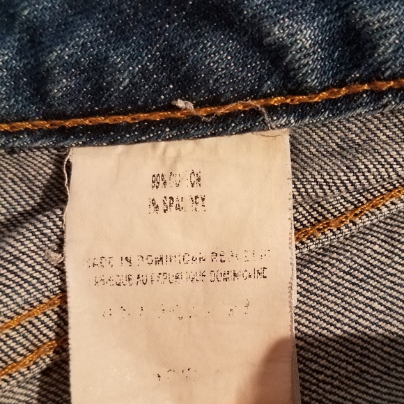 Eddie Bauer Men's Demin Jeans Size 32" x 30" specially dyed Distressed - Picture 12 of 14